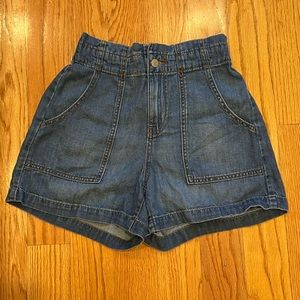 Womens high waisted banana republic jean shorts